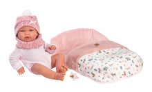 Load image into Gallery viewer, Llorens 15.7" Anatomically-Correct Newborn Doll Madeline with Sleeping Bag