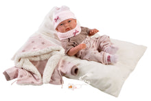 Load image into Gallery viewer, Llorens 15.7&quot; Anatomically-Correct Newborn Doll Layla with Cushion