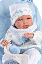 Load image into Gallery viewer, Llorens 15.7&quot; Anatomically-Correct Newborn Doll Andrew with Cushion