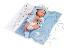 Load image into Gallery viewer, Llorens 15.7&quot; Anatomically-Correct Newborn Doll Blake with Bath Changer