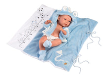 Load image into Gallery viewer, Llorens 15.7&quot; Anatomically-Correct Newborn Doll Blake with Bath Changer