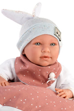 Load image into Gallery viewer, Llorens 16.5&quot; Articulated Crying Newborn Doll Faith with Mushroom Cushion