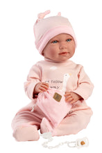 Load image into Gallery viewer, Llorens 16.5&quot; Soft Body Crying Newborn Doll Luisa with Bag