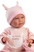 Load image into Gallery viewer, Llorens 16.5&quot; Soft Body Crying Newborn Doll Luisa with Bag