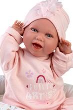 Load image into Gallery viewer, Llorens 16.5&quot; Articulated Newborn Doll Mimi with Bed Cushion