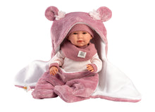 Load image into Gallery viewer, Llorens 16.5&quot; Articulated Newborn Doll Marta with Sleeping Bag
