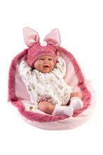 Load image into Gallery viewer, Llorens 16.5&quot; Articulated Newborn Doll Jaimie with Cushion