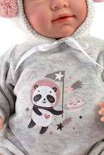Load image into Gallery viewer, Llorens 16.5&quot; Articulated Newborn Doll Liam with Space Baby Carrier