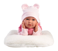 Load image into Gallery viewer, Llorens 16.5" Soft Body Newborn Doll Keira with Baby Carrier