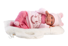 Load image into Gallery viewer, Llorens 16.5" Soft Body Newborn Doll Keira with Baby Carrier