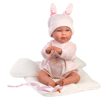 Load image into Gallery viewer, Llorens 16.5" Soft Body Newborn Doll Maggie with Sleeping Bag