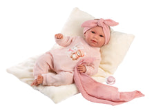 Load image into Gallery viewer, Llorens 16.5" Soft Body Newborn Doll Cayetana with Cushion