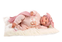 Load image into Gallery viewer, Llorens 16.5" Soft Body Newborn Doll Cayetana with Cushion