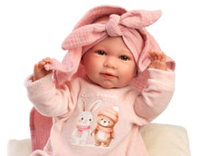Load image into Gallery viewer, Llorens 16.5" Soft Body Newborn Doll Cayetana with Cushion