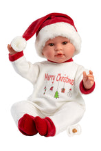 Load image into Gallery viewer, Llorens 17.7&quot; Articulated Newborn Doll Joy with Christmas Outfit