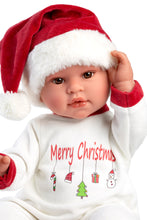 Load image into Gallery viewer, Llorens 17.7&quot; Articulated Newborn Doll Joy with Christmas Outfit