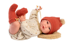 Load image into Gallery viewer, Llorens 17.7&quot; Articulated Newborn Doll Miguel with Heart Shaped Pillow