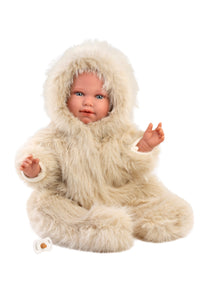 Llorens 17.7" Articulated Newborn Doll Cara