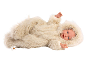 Llorens 17.7" Articulated Newborn Doll Cara