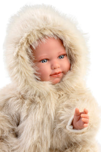 Llorens 17.7" Articulated Newborn Doll Cara