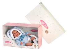 Load image into Gallery viewer, Llorens 17.7" Crying Soft Body Newborn Doll Alberto