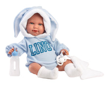 Load image into Gallery viewer, Llorens 17.7" Crying Soft Body Newborn Doll Alberto