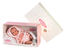 Load image into Gallery viewer, Llorens 17.7" Crying Soft Body Newborn Doll Adriana