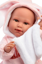 Load image into Gallery viewer, Llorens 17.7" Crying Soft Body Newborn Doll Adriana