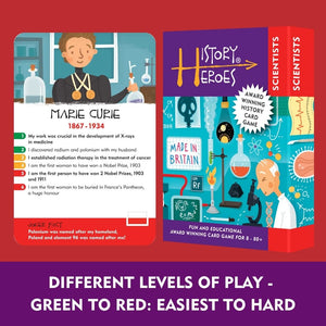 History Heroes Scientists Card Game