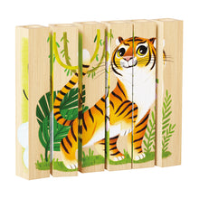 Load image into Gallery viewer, Quercetti Four Puzzle Endangered Animals Play Bio