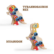 Load image into Gallery viewer, Quercetti Wood Dino Play Bio