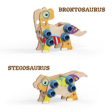 Load image into Gallery viewer, Quercetti Wood Dino Play Bio
