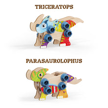 Load image into Gallery viewer, Quercetti Wood Dino Play Bio