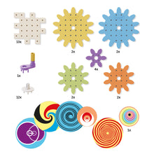 Load image into Gallery viewer, Quercetti Kaleido Gears Play Eco+