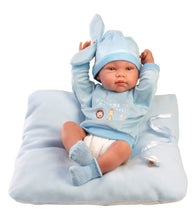 Load image into Gallery viewer, Llorens 16.9" Anatomically-Correct Newborn Doll Evan with Cushion