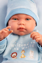 Load image into Gallery viewer, Llorens 16.9" Anatomically-Correct Newborn Doll Evan with Cushion