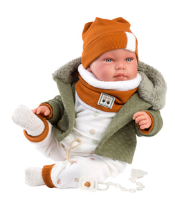 Llorens 17.3" Articulated Newborn Doll Nicholas