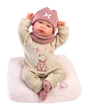 Load image into Gallery viewer, Llorens 17.3" Soft Body Newborn Doll Penny with Cushion
