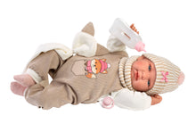 Load image into Gallery viewer, Llorens 17.3" Soft Body Newborn Doll Simone with Doudou