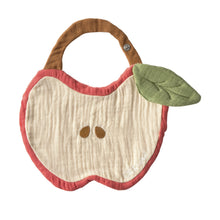Load image into Gallery viewer, OLI&amp;CAROL Pepa the Apple Bib