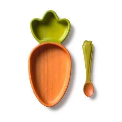 OLI&CAROL Cathy the Carrot Plate & Spoon Set