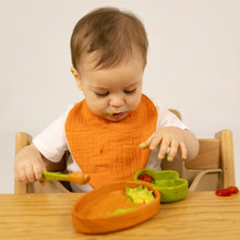Load image into Gallery viewer, OLI&amp;CAROL Cathy the Carrot Plate &amp; Spoon Set