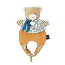 Load image into Gallery viewer, Doudou et Compagnie Reversible Bear Puppet / Carry Bag