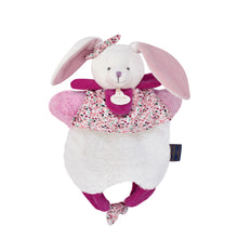 Load image into Gallery viewer, Doudou et Compagnie Reversible Bunny Puppet / Carry Bag