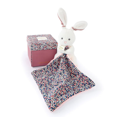 Doudou et Compagnie Boh'aime Pink Bunny Puppet with Doudou