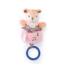 Load image into Gallery viewer, Doudou et Compagnie Boh&#39;aime Fawn Musical Pull Toy