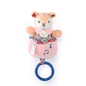 Doudou et Compagnie Boh'aime Fawn Musical Pull Toy