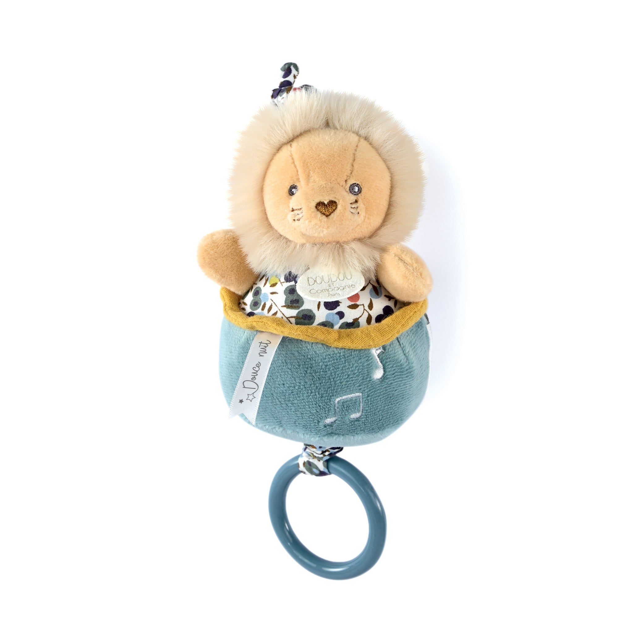 Doudou et Compagnie Boh'aime Lion Musical Pull Toy – Hotaling