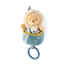 Load image into Gallery viewer, Doudou et Compagnie Boh&#39;aime Lion Musical Pull Toy