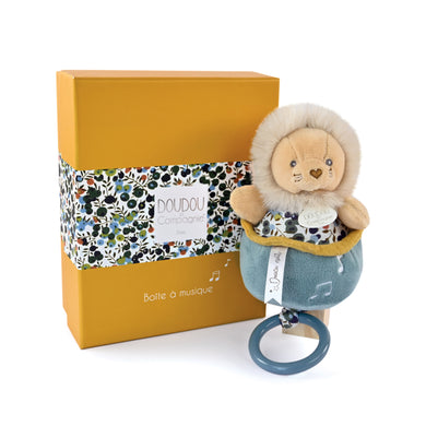 Doudou et Compagnie Boh'aime Lion Musical Pull Toy